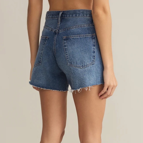 Z Supply Hi-Rise Denim Shorts - Vintage Indigo - Picture 2 of 2